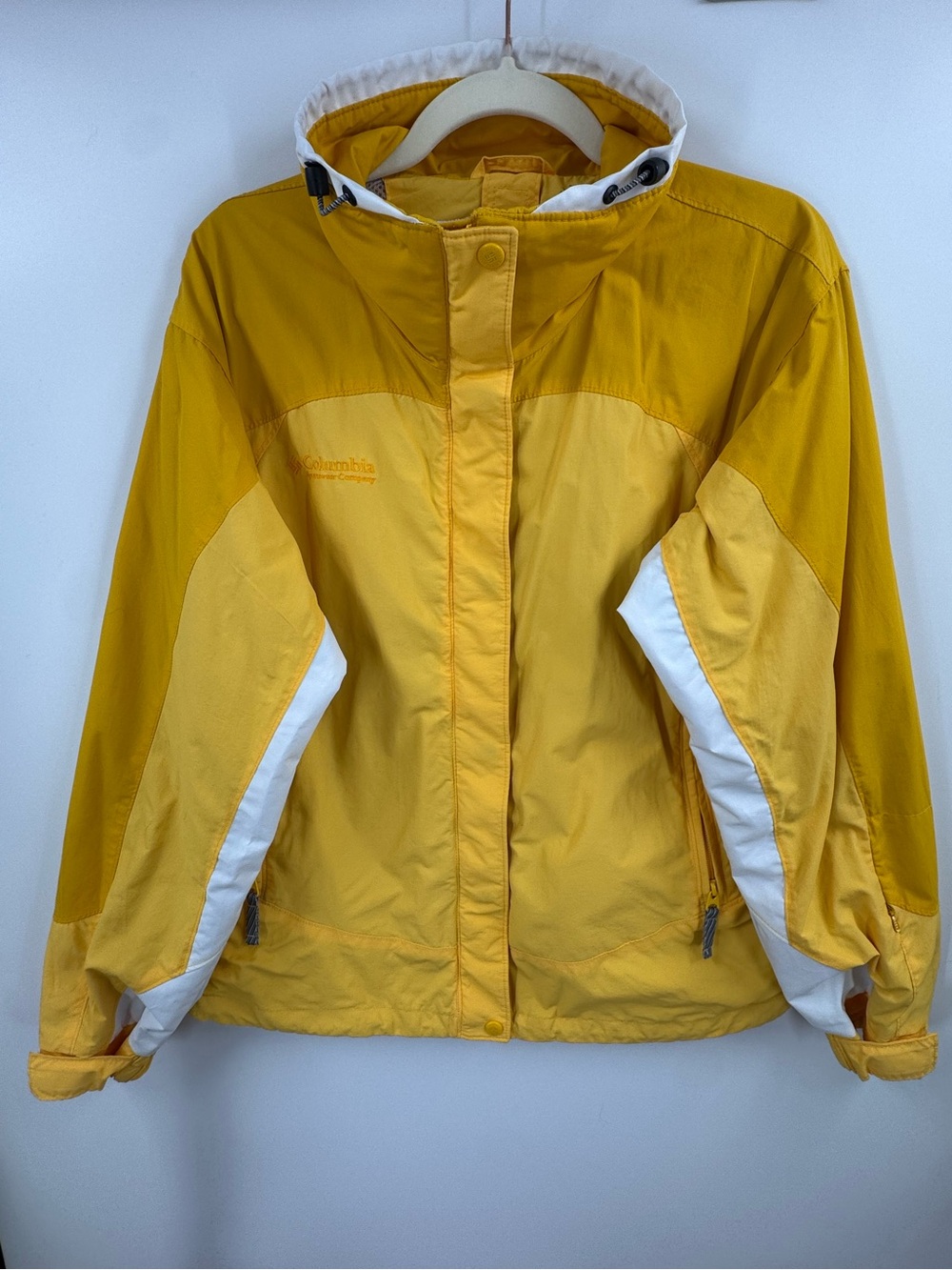Columbia Women's Yellow Colorblock Interchange Jacket – Medium